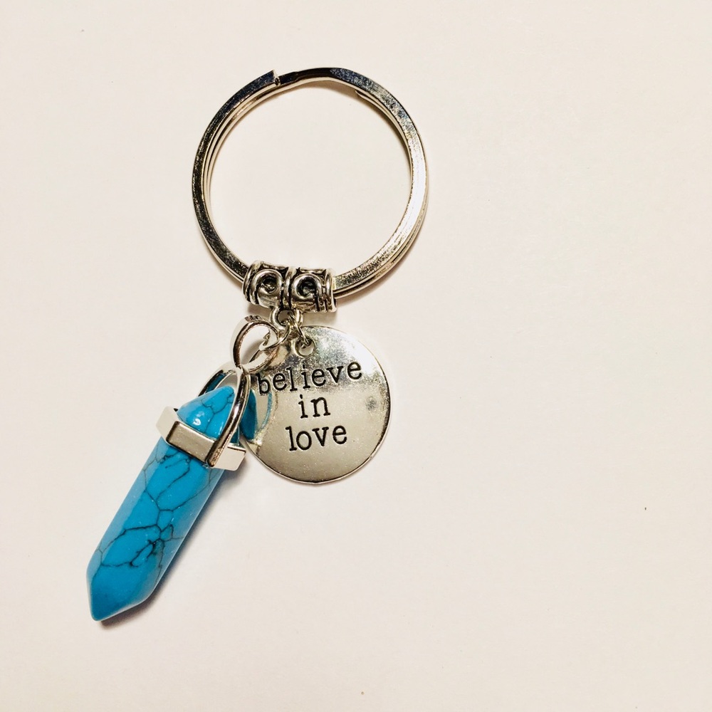Believe in Love Keychain